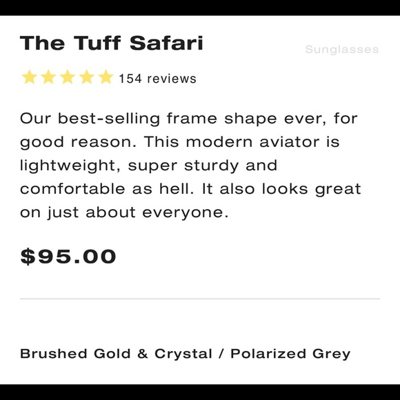 Crap Eyewear Tuff Safari with case - Picture 5 of 5
